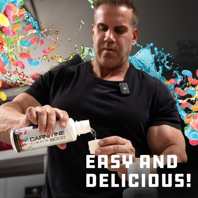 Cutler Nutrition Liquid Carnitine 3000 Contains Carnitine. Acetyl L Carnitine. L Carnitine Tartrate for Energy and Metabolism Support with B Vitamins-LY